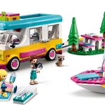 41681 FRIENDS Camper Van nella foresta e barca a vela NEW 06-2021